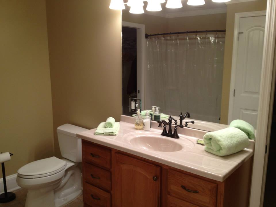 Bathroom Interior With Cabinet — Candler, NC — ARS Construction Service