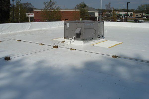 Flat Roof With Electrical Box — Candler, NC — ARS Construction Service