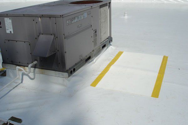 Big Electrical Box On The White Roof — Candler, NC — ARS Construction Service