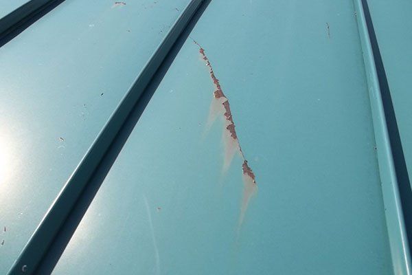 Metal Roofing Damage — Candler, NC — ARS Construction Service