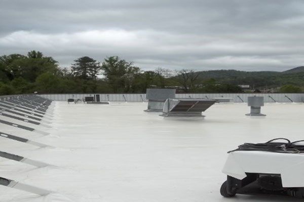Flat Roof On Industrial Hall — Candler, NC — ARS Construction Service