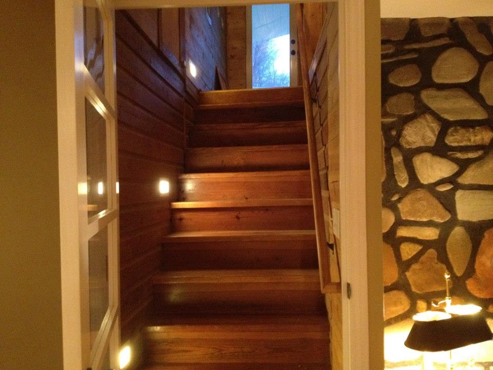 Modern Wooden Staircase — Candler, NC — ARS Construction Service