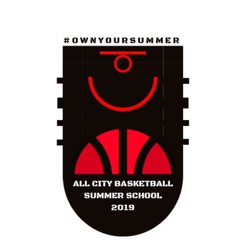 all city schools combine basketball logo