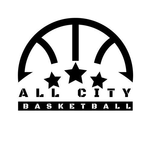 all city basketball skill logo