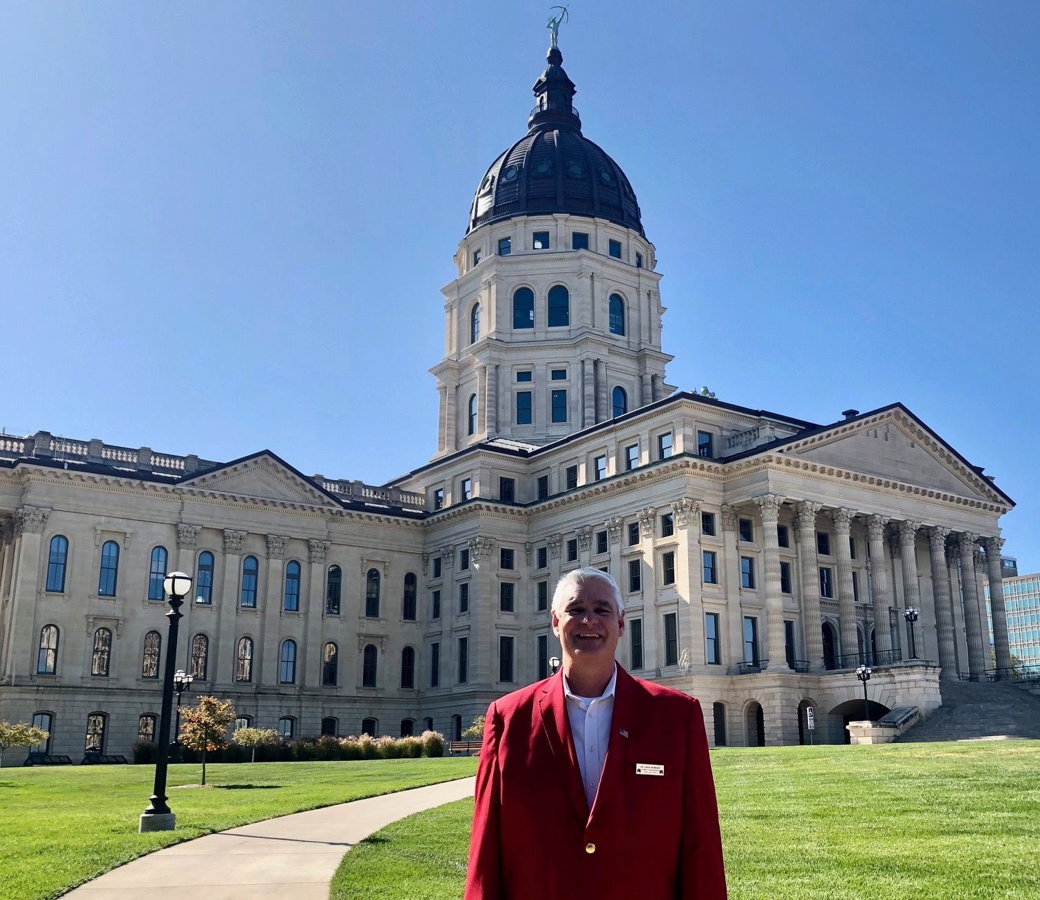 Craig Bowser at Kansas State Capitol
