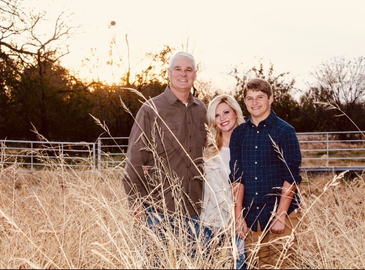 Craig Bowser with his family