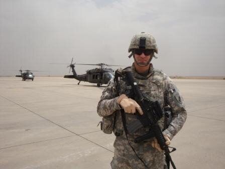 Craig Bowser in military uniform