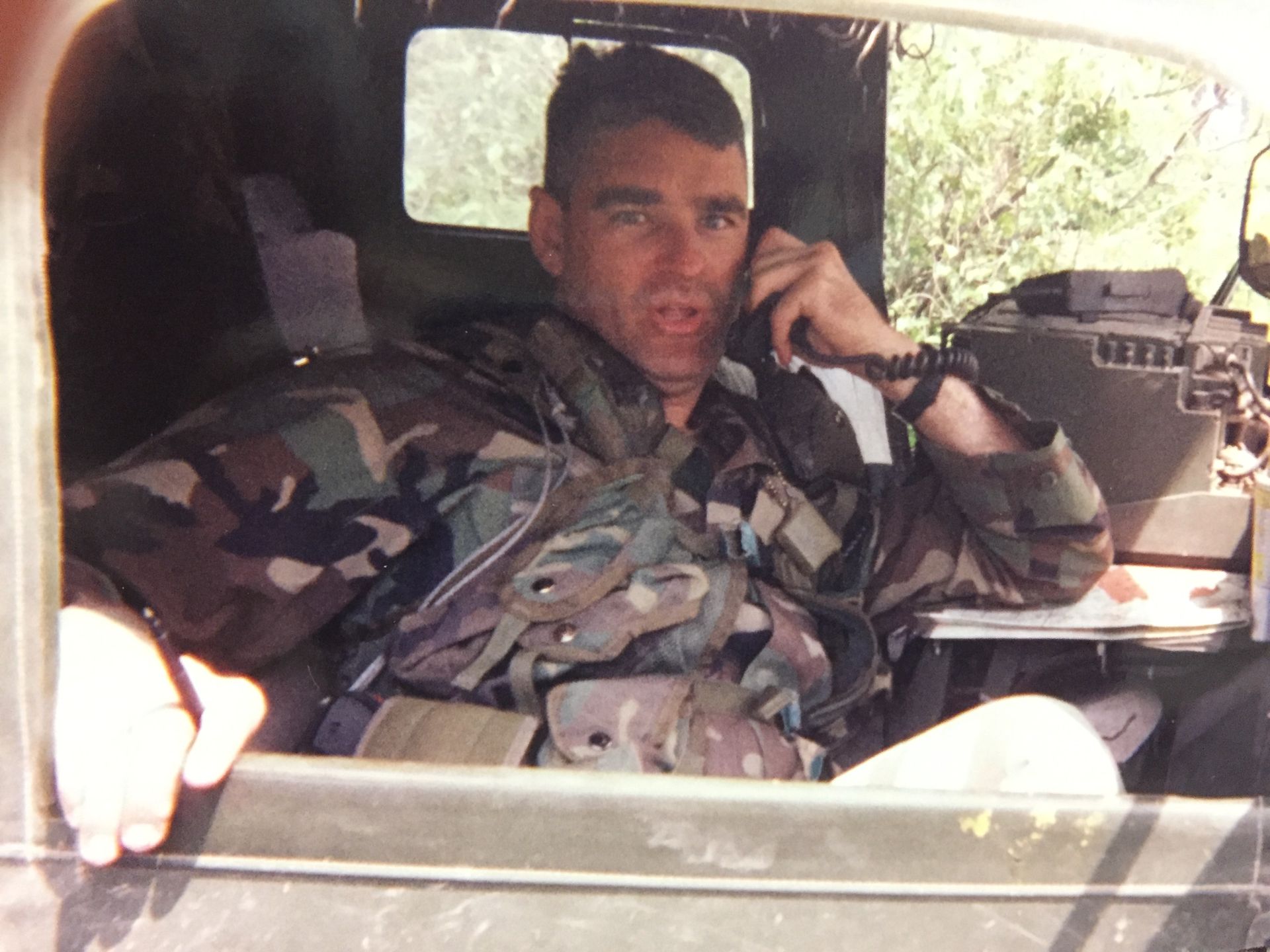 Craig Bowser in military uniform