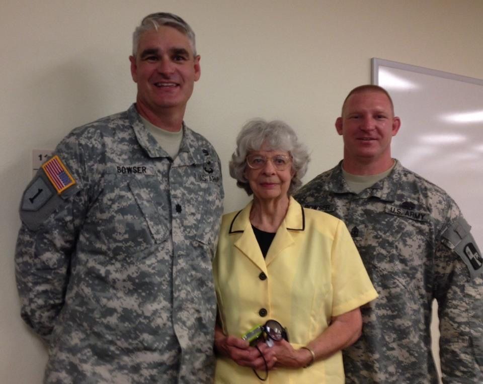 Craig Bowser in military uniform