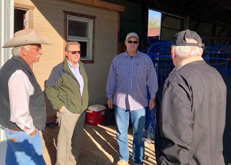 Craig Bowser with Ag Secretary Mike Beam