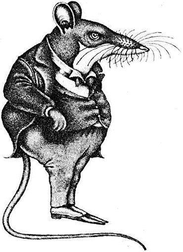 graphic of a rat