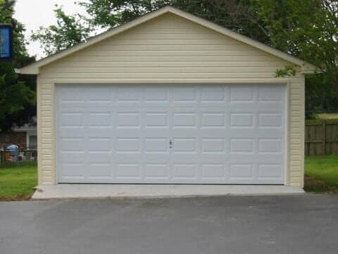 Cream Colored Garage — Garages in Old Hickory, TN