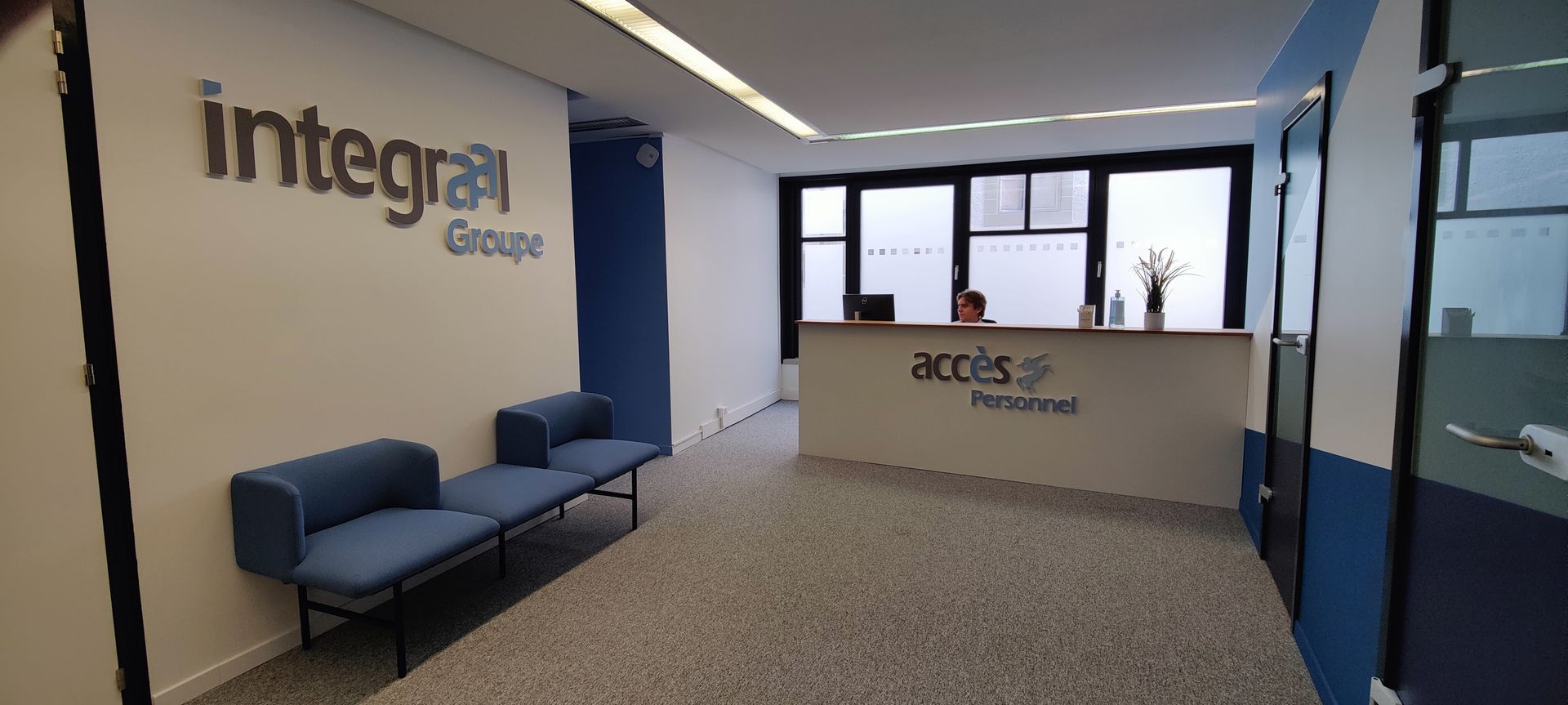 Entrée salle d'attente rénovation