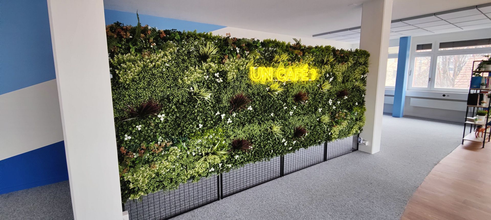 Mur de fleurs décoration