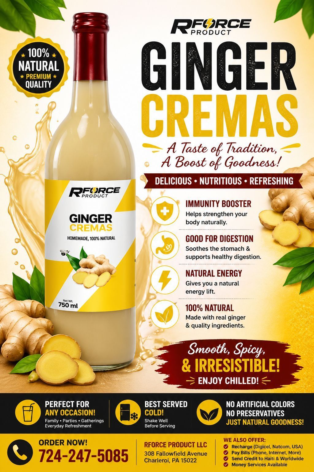 GINGER KREAM/ KREMAS JENJANM