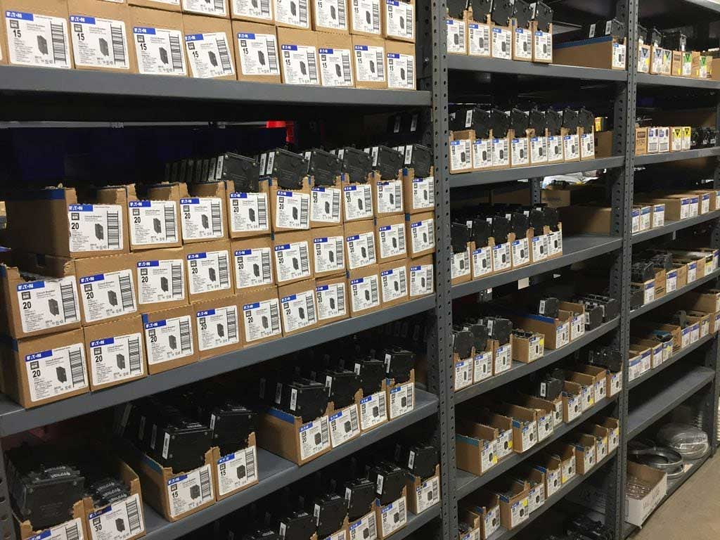 Shelf of Electrical Supply — Tucson, AZ — Outlet Electrical Supply