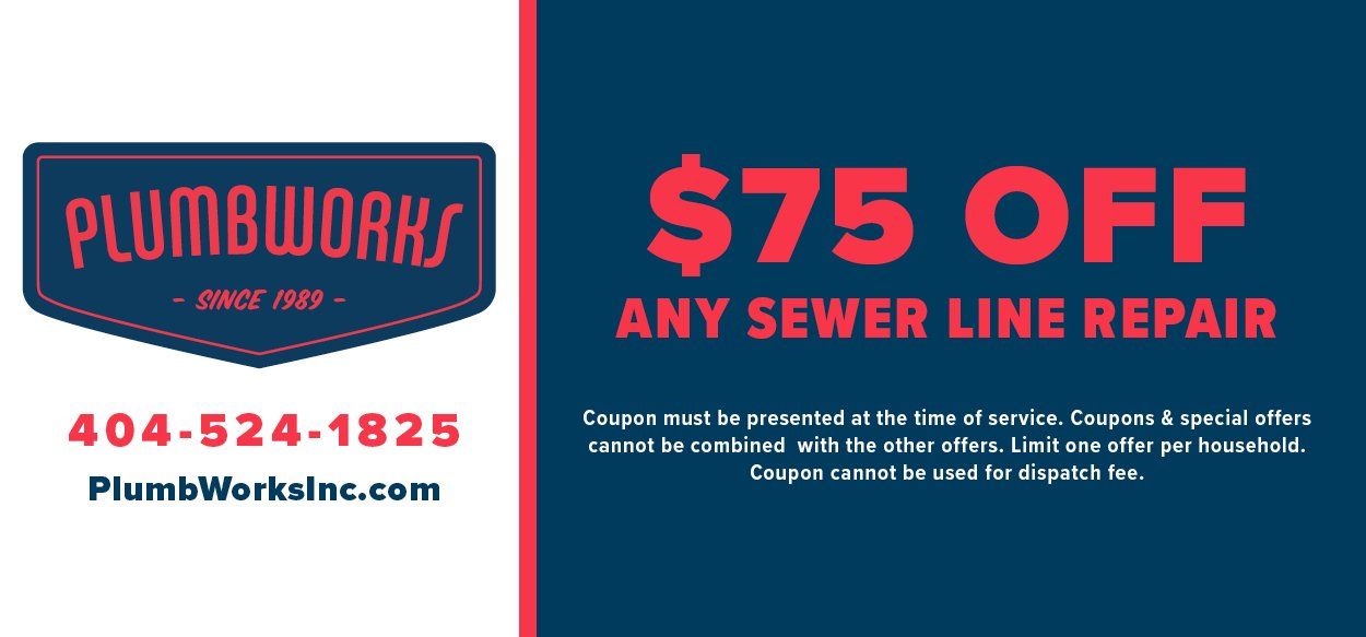 Sewer line repair coupon