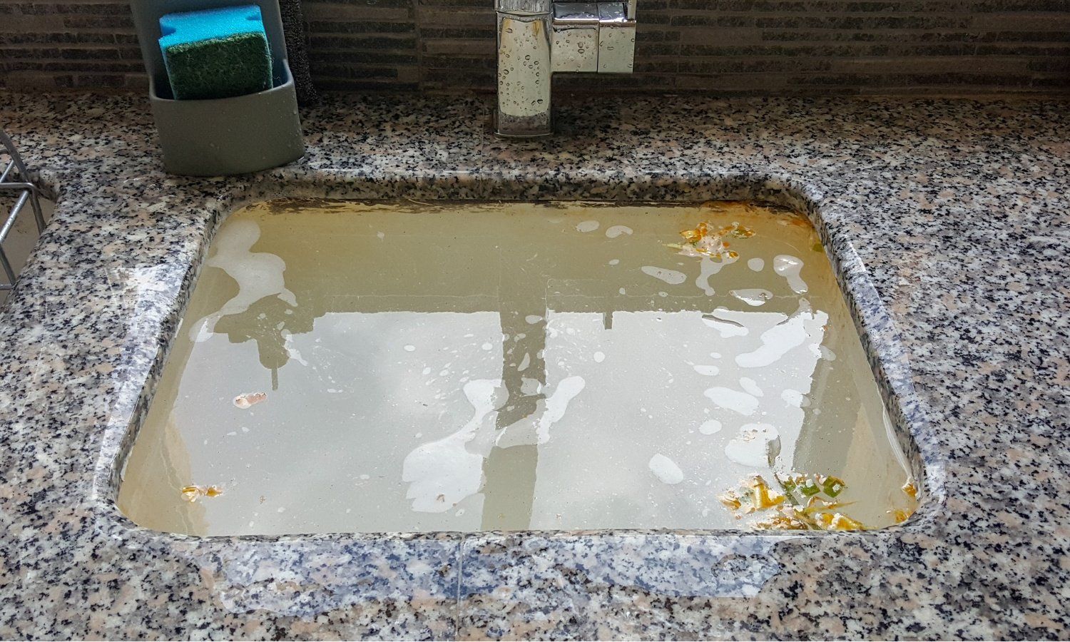 clogged sink