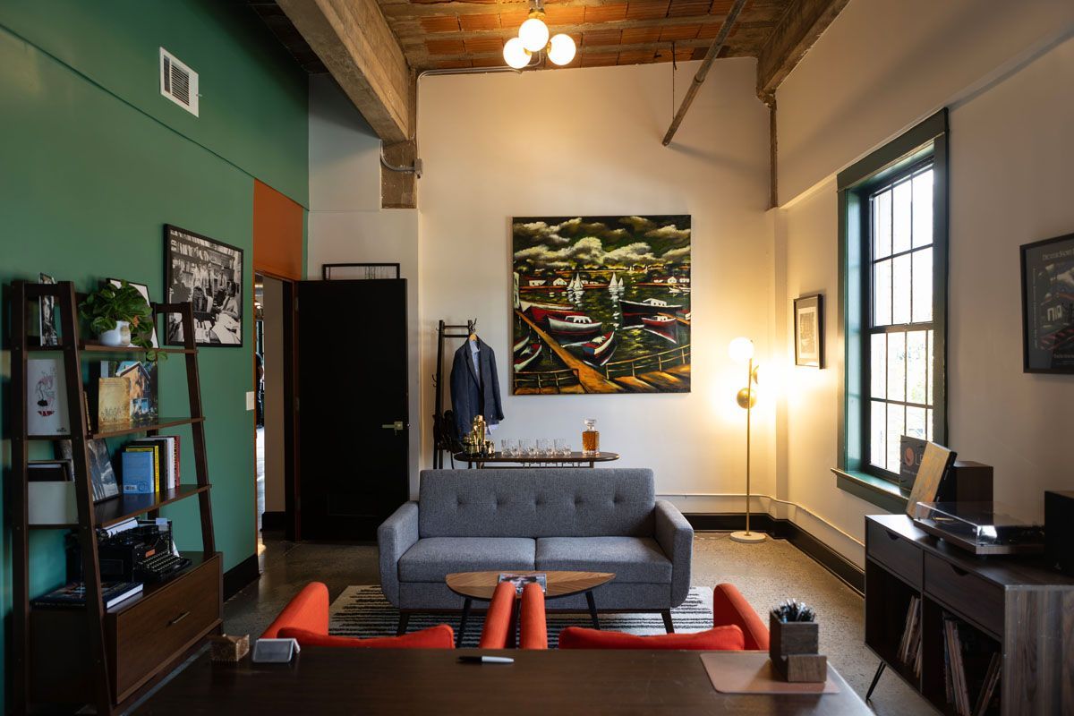 The CEO's office at the new Lenz building