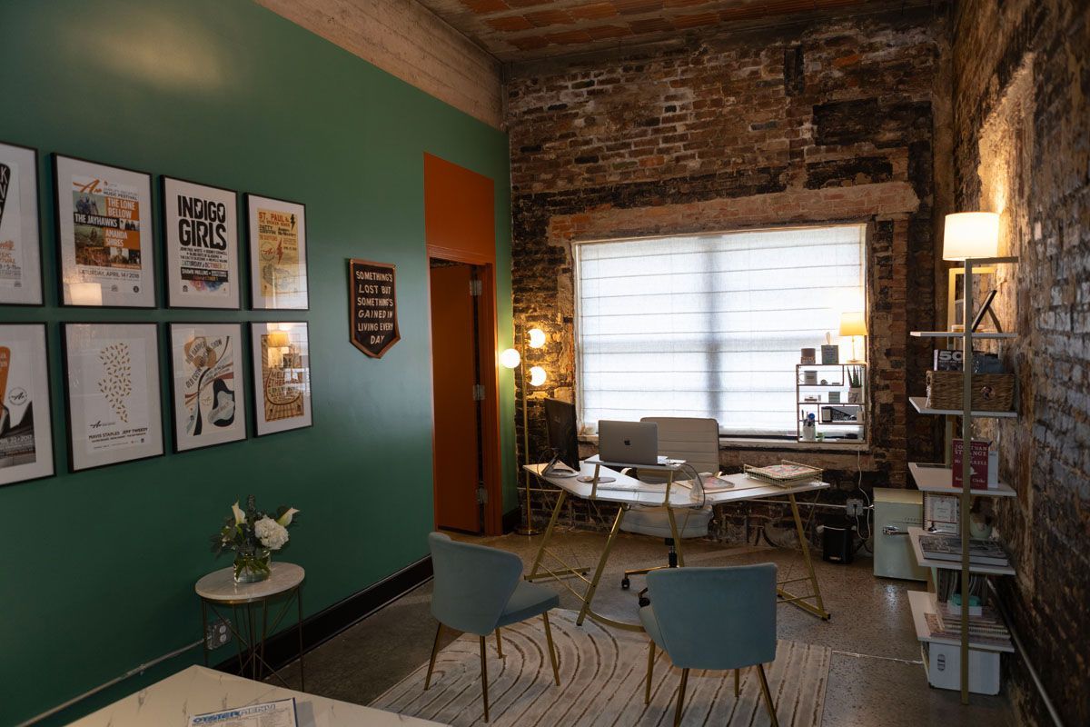 The VP's office at the new Lenz building