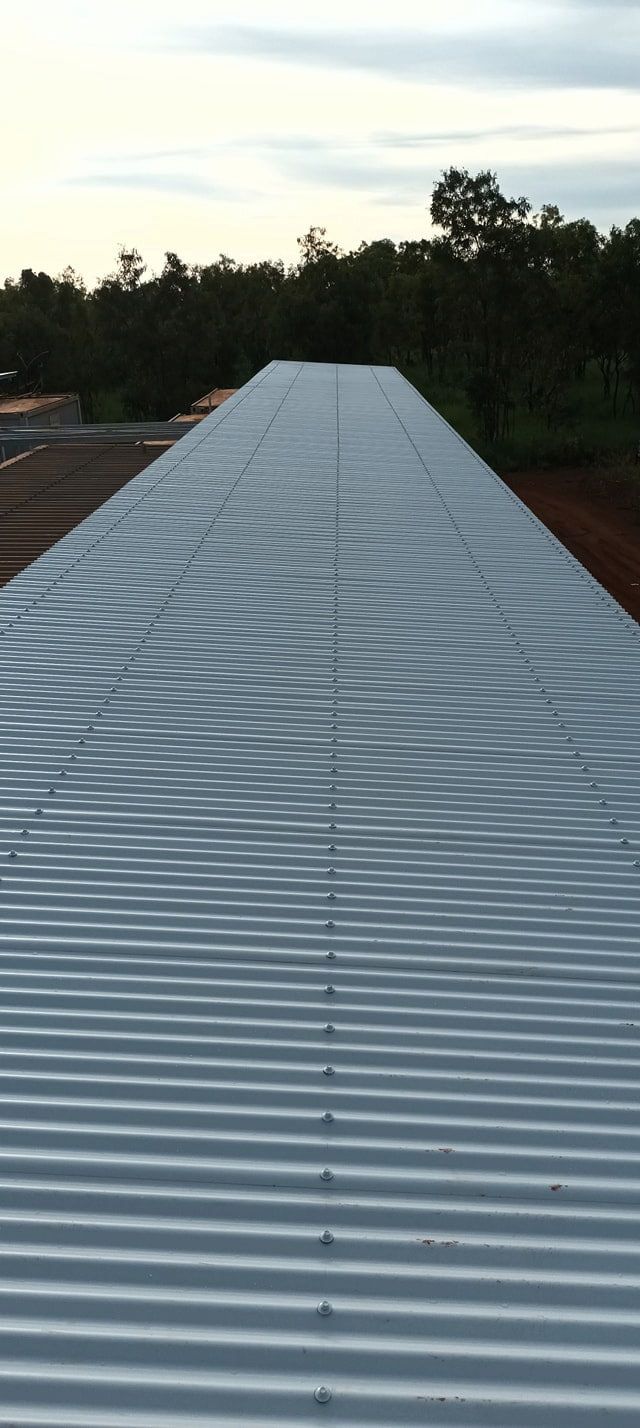 View of a Corrugated Metal Roof — KNG Roofing And Construction in Darwin, NT