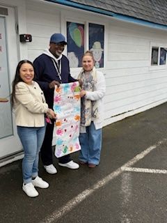 Dan after doing a graffiti cover-up community service project.