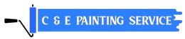 C and E Painting company banner
