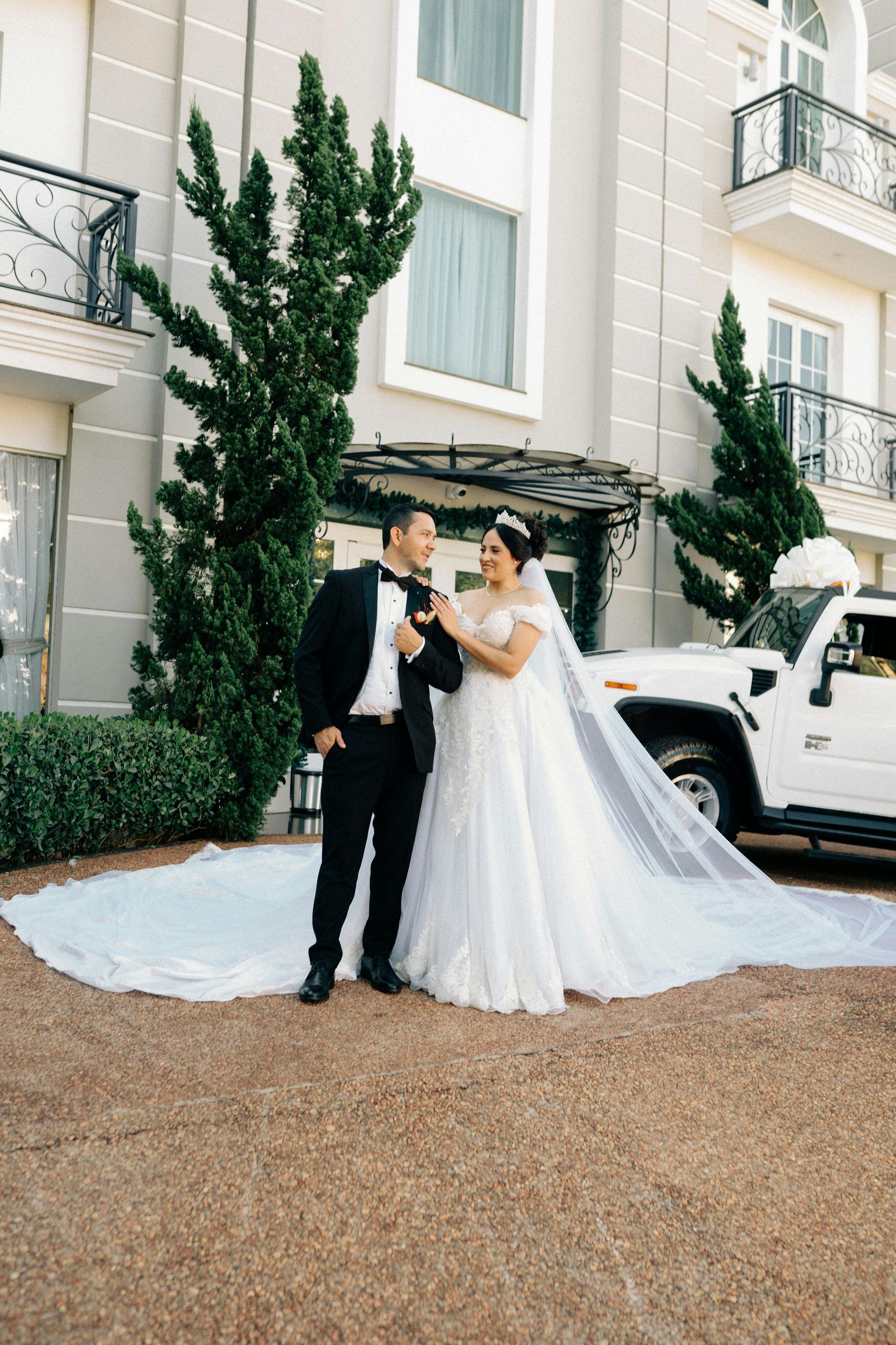 Mercedes-Benz Sprinter Limo for wedding transportation in Rockwall County