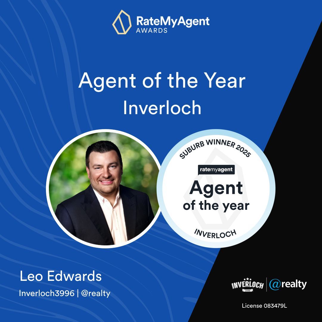 Leo Edwards Wins RateMyAgent's Agent of the year 2025 For Inverloch