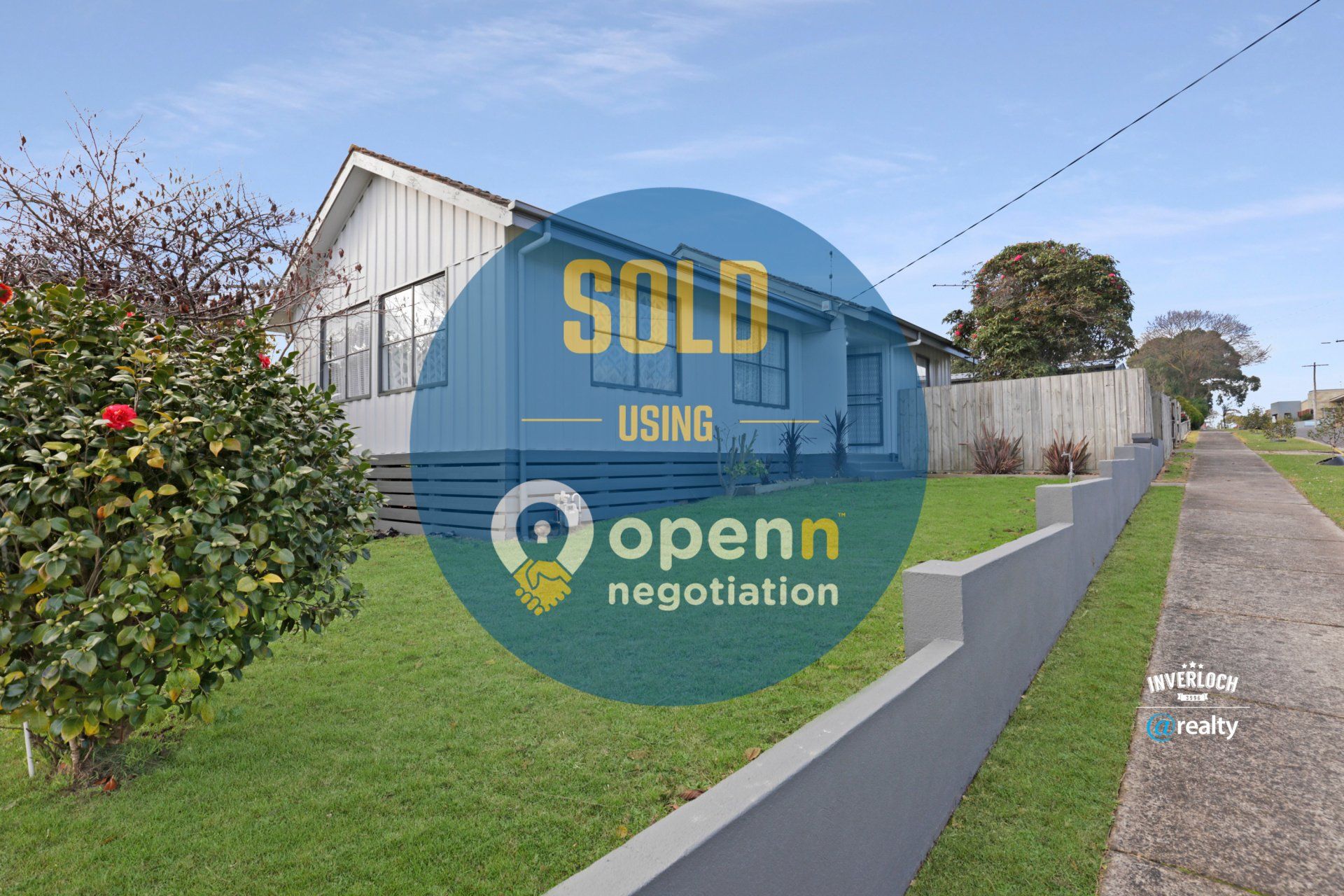 A house that has been sold using openn negotiation