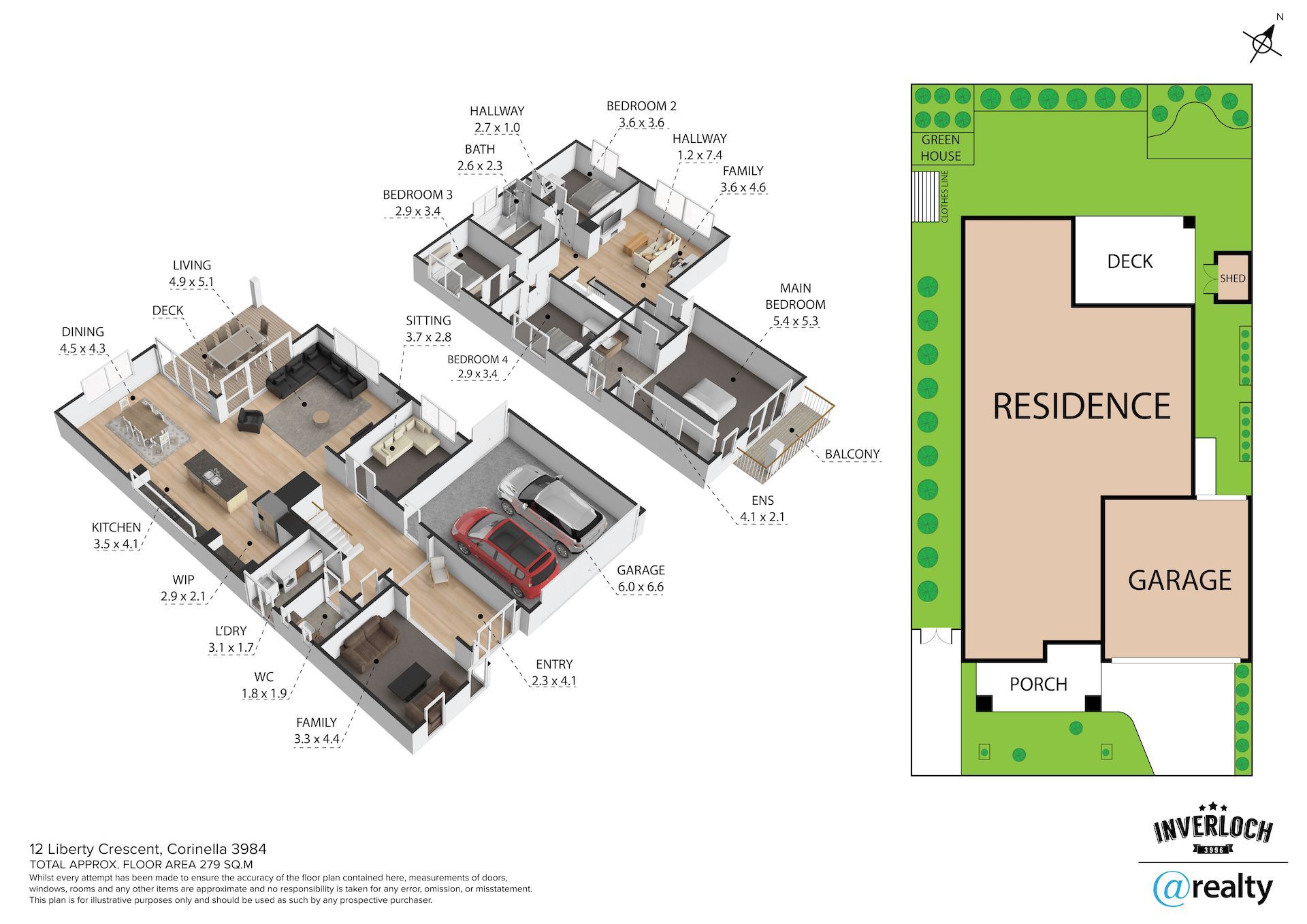 A floor plan of a house with the word residence on it.