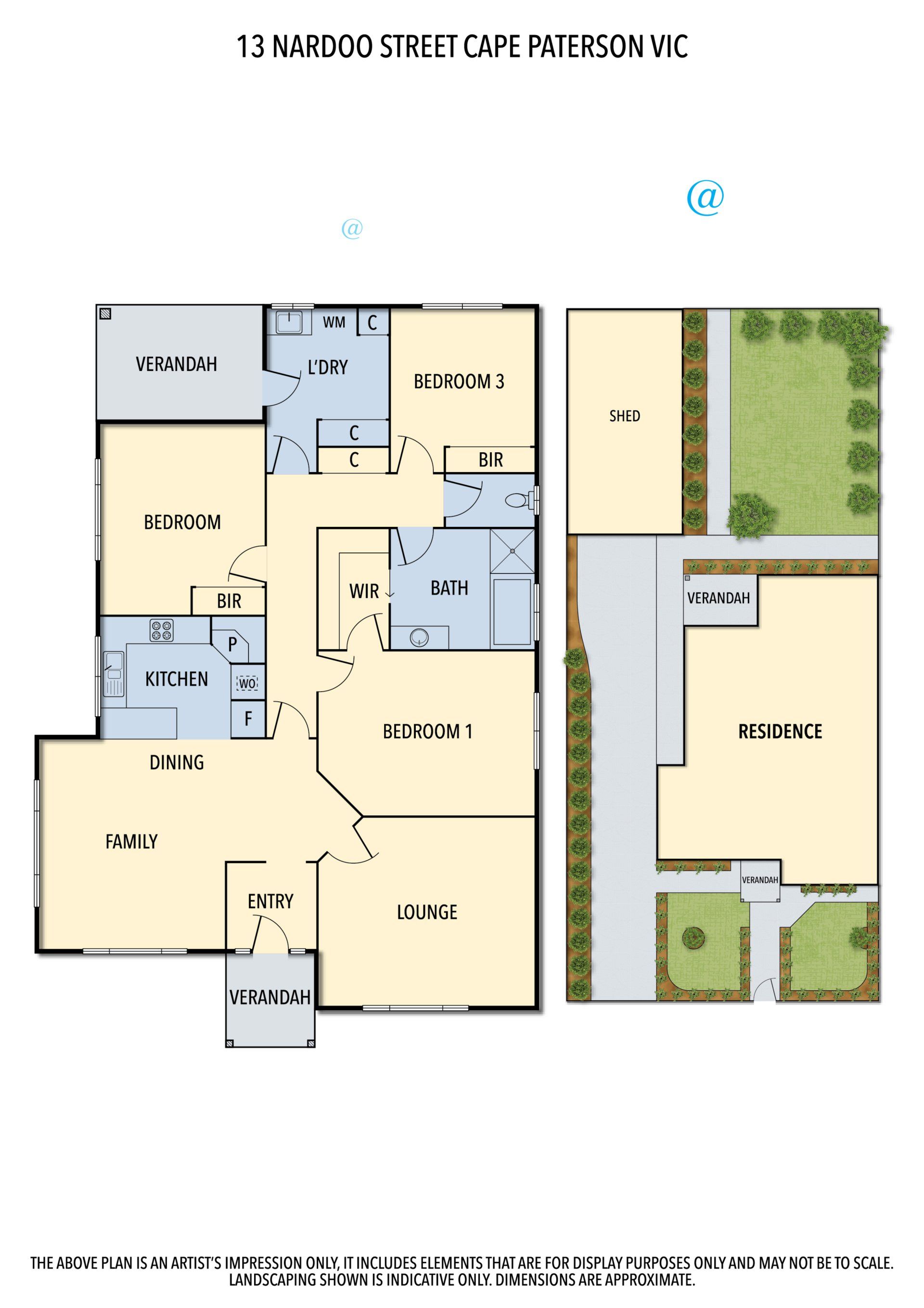 A floor plan of a house with a lot of rooms