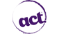 The word act is written in a purple circle on a white background.