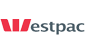 The westpac logo is red and black on a white background.