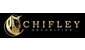 A chiflex logo with a gold owl on a black background.