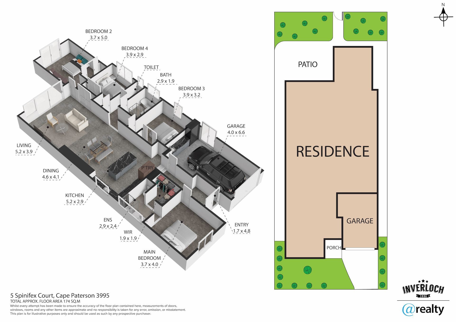 A floor plan of a house with the word residence on it.