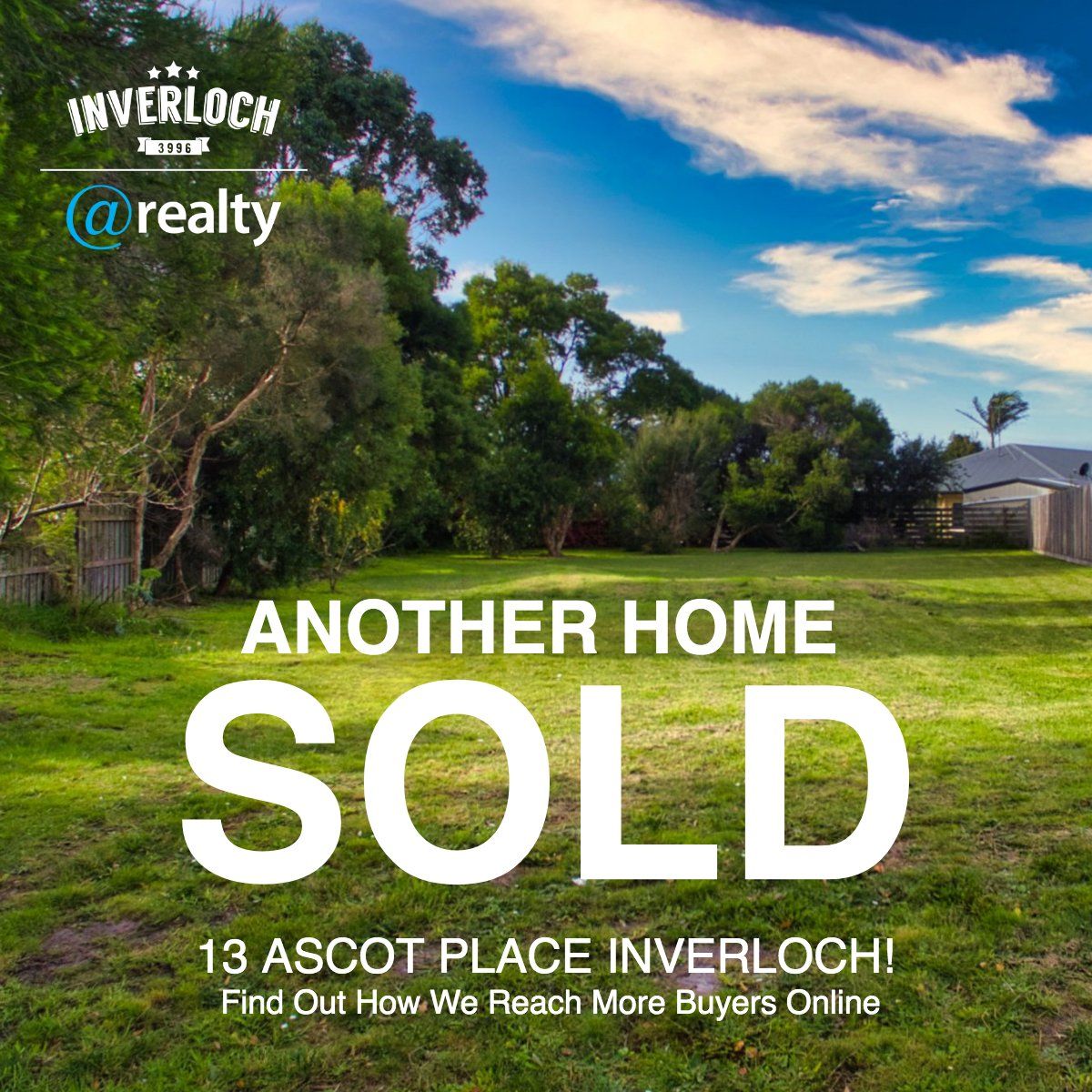 An ad for another home sold in inverloch