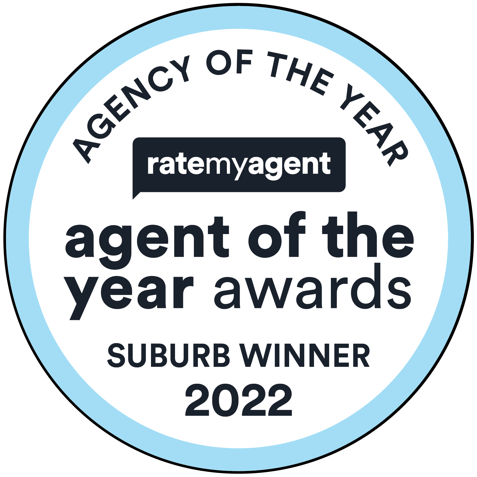 Award badge: RateMyAgent