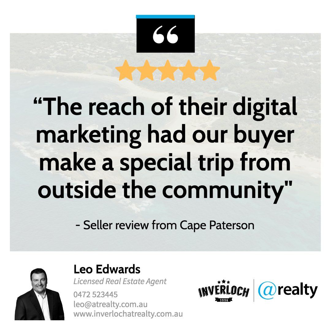 The reach of their digital marketing had our buyer make a special trip from outside the community.