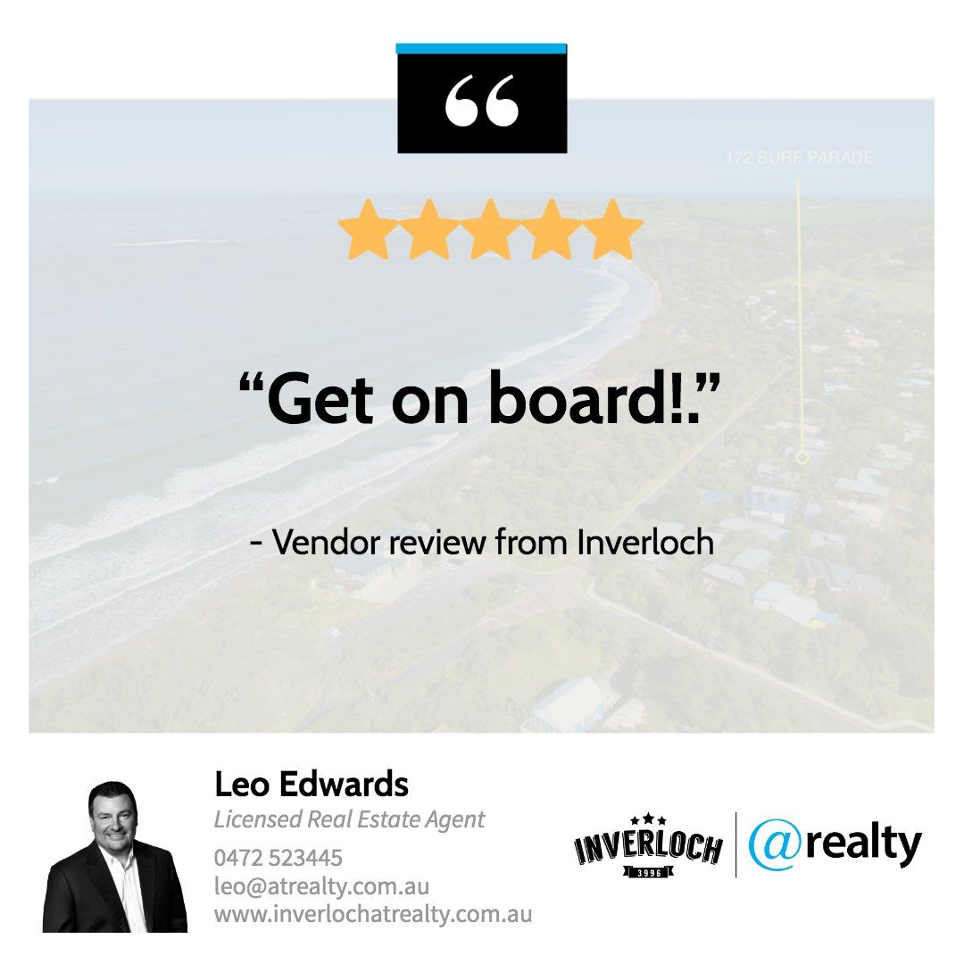 A vendor review from inverloch real estate agent leo edwards