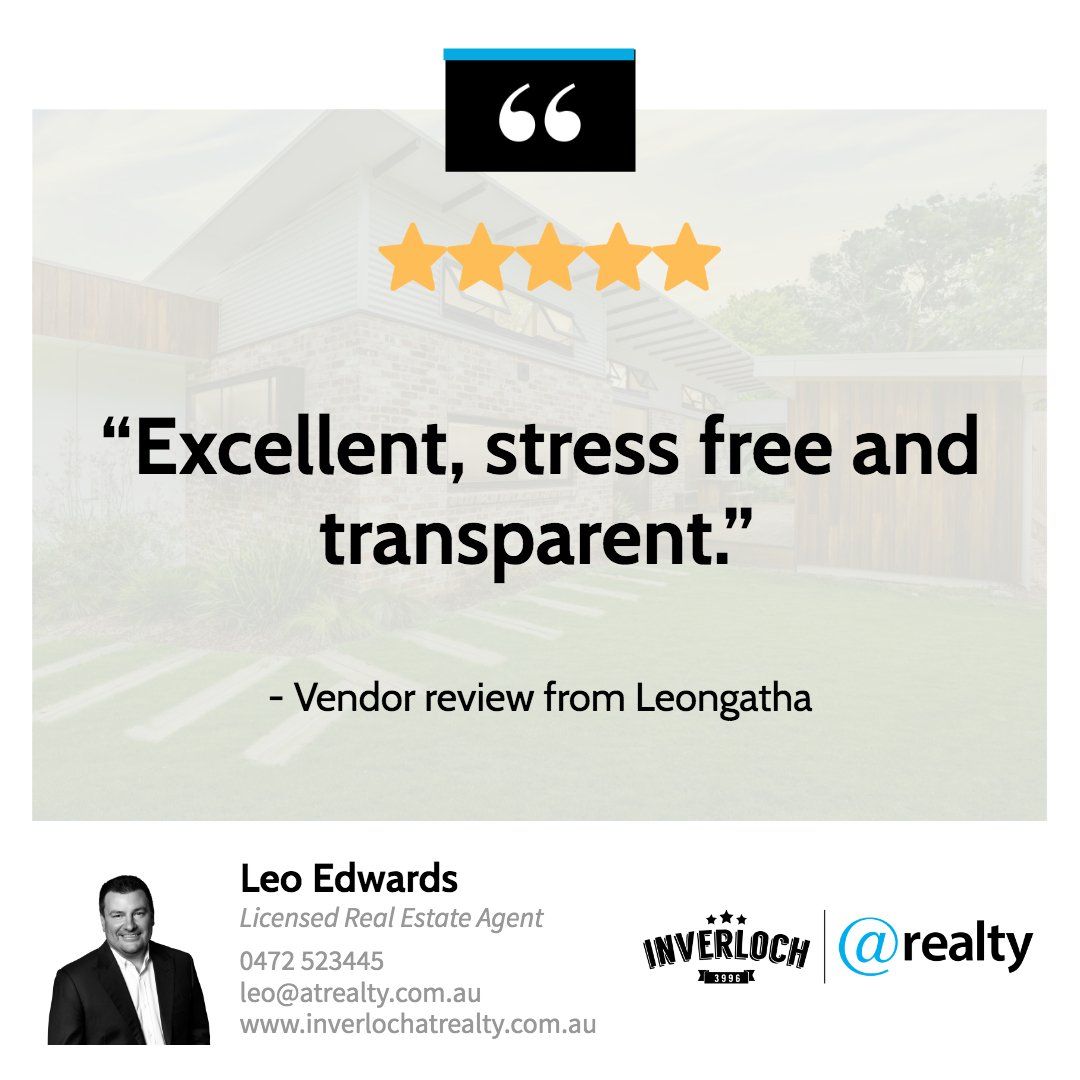 A vendor review from leongatha says excellent , stress free and transparent.