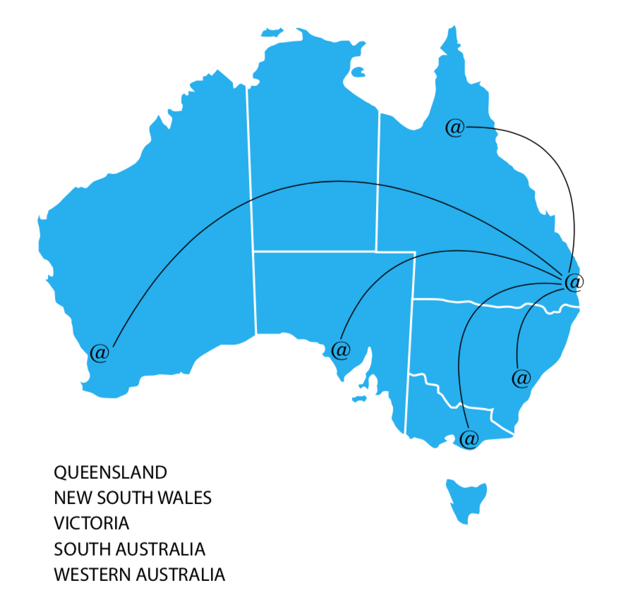 Service Areas,Queensland,New South Wales,Victoria,South Australia,Western Australia,Inverloch,Cape Paterson,Wonthaggi,Leongatha