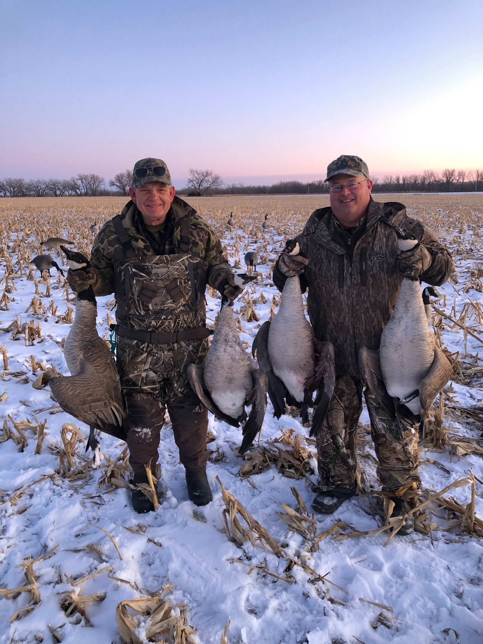 Nebraska Goose Hunts Fall Waterfowl Hunting Guide & Outfitter