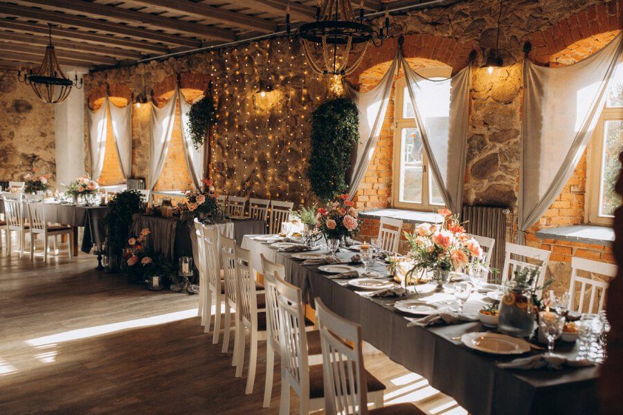 Telpas kāzu svinībām