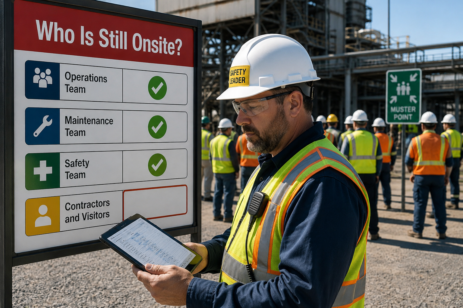 Contractor Check-In for Safer Evacuations