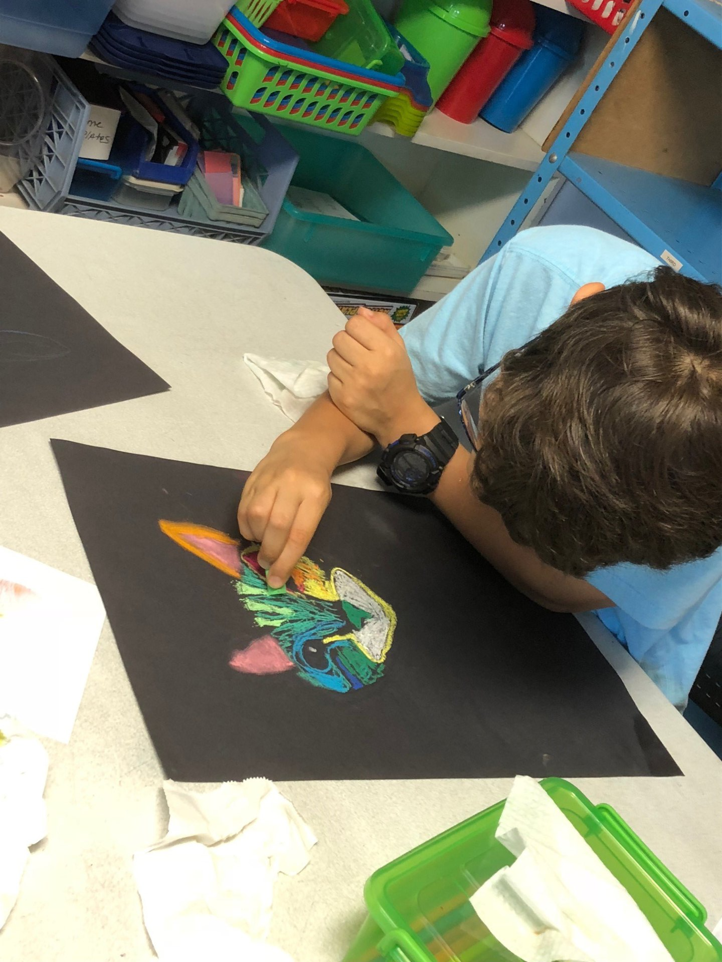 Private School — Hands Of Students Painting In Art Class in Glenshaw, PA