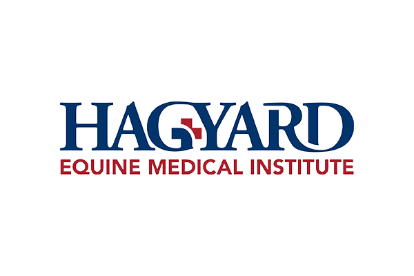 The logo for the hagyard equine medical institute