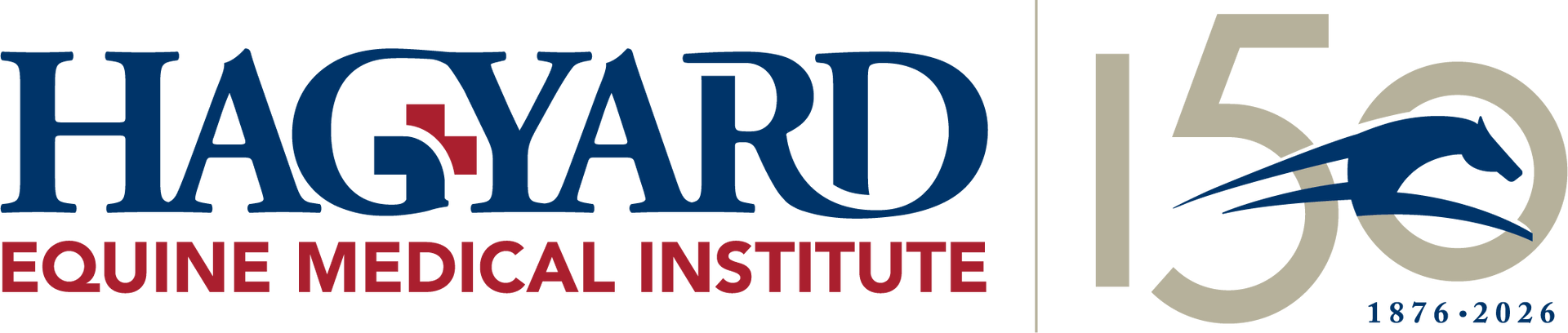 The logo for the hagyard equine medical institute