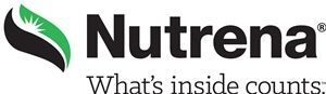 A logo for nutrena that says what 's inside counts