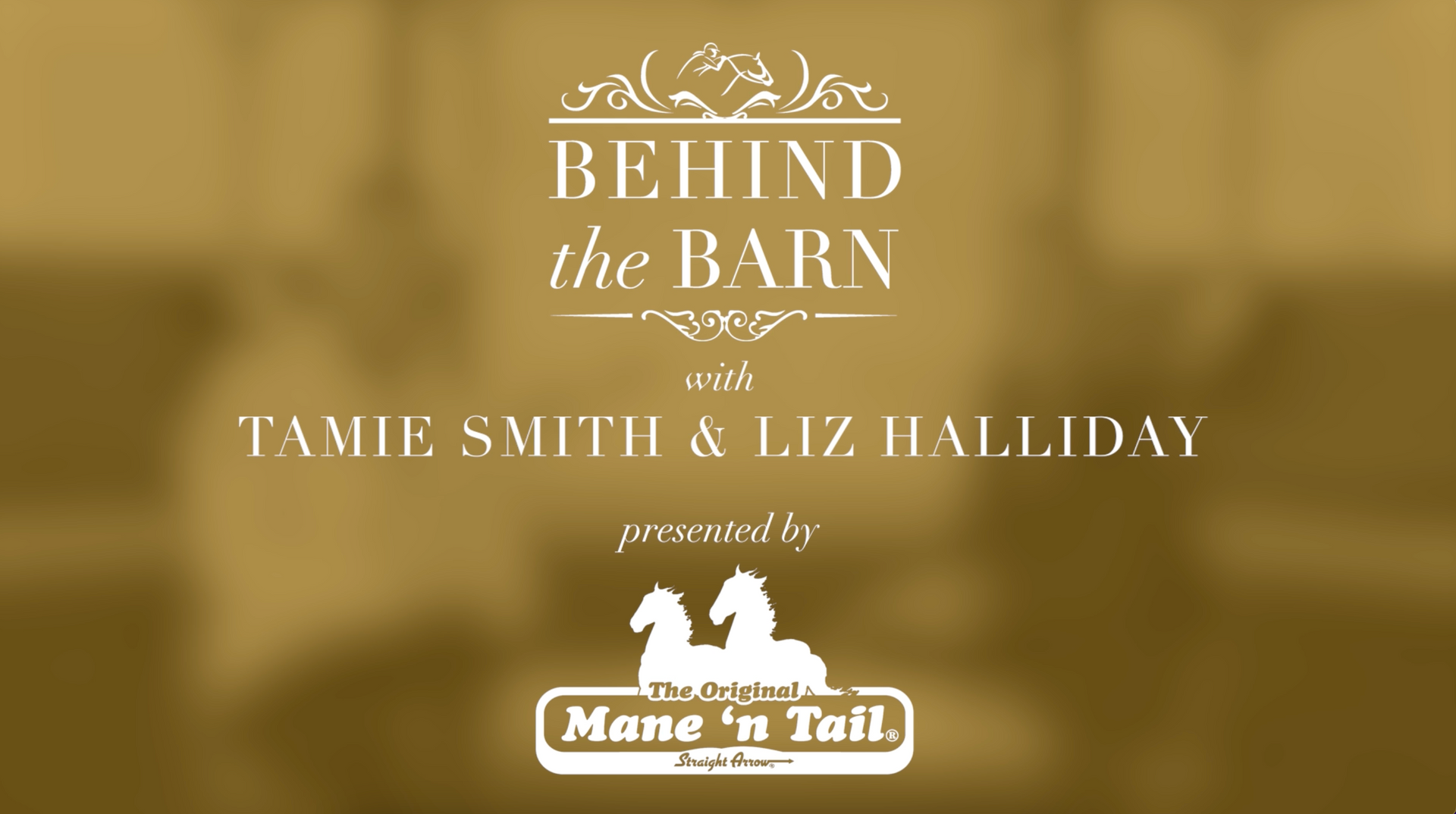 Graphic with Behind the Barn Tamie Smith and Liz Halliday